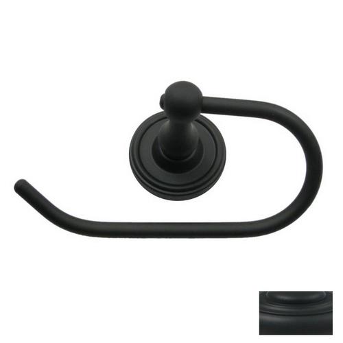 Rusticware Midtowne Black Wall Mount Single Post Toilet Paper Holder