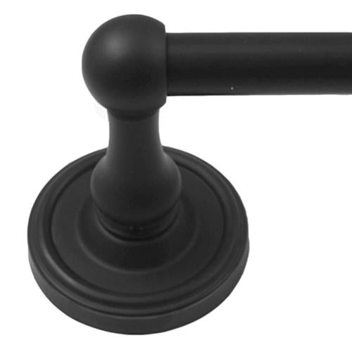 Rusticware Midtowne 24-in Black Wall Mount Single Towel Bar