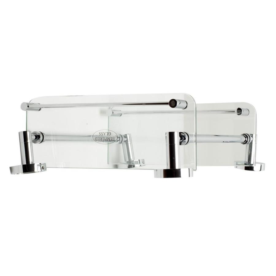 ALFI brand 15.5-in H Screw mount Solid brass Polished chrome Hanging Shower Caddy