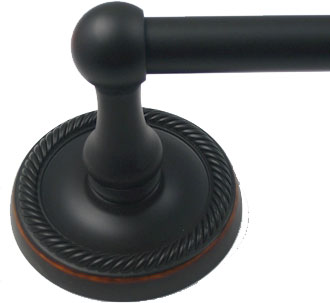 Rusticware 8118ORB 18" Riverside Towel Bar Oil Rubbed Bronze Finish