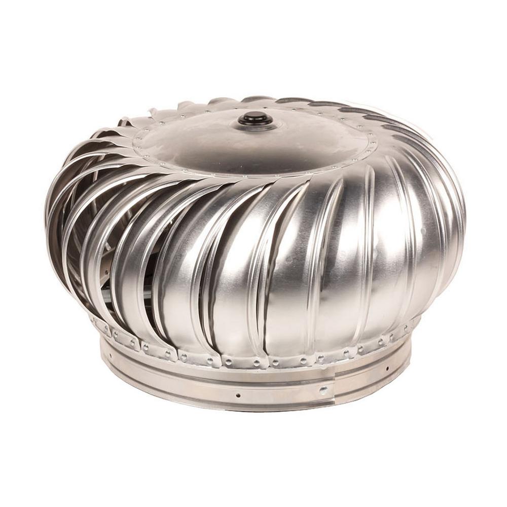 14 in. Aluminum Internally Braced Turbine Head in Mill