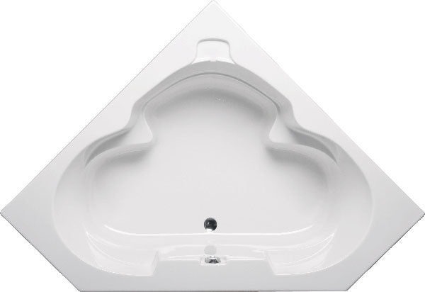 Americh BM0321PA2 Bermuda III 59" x 59" Drop In Platinum Combo 2 Tub