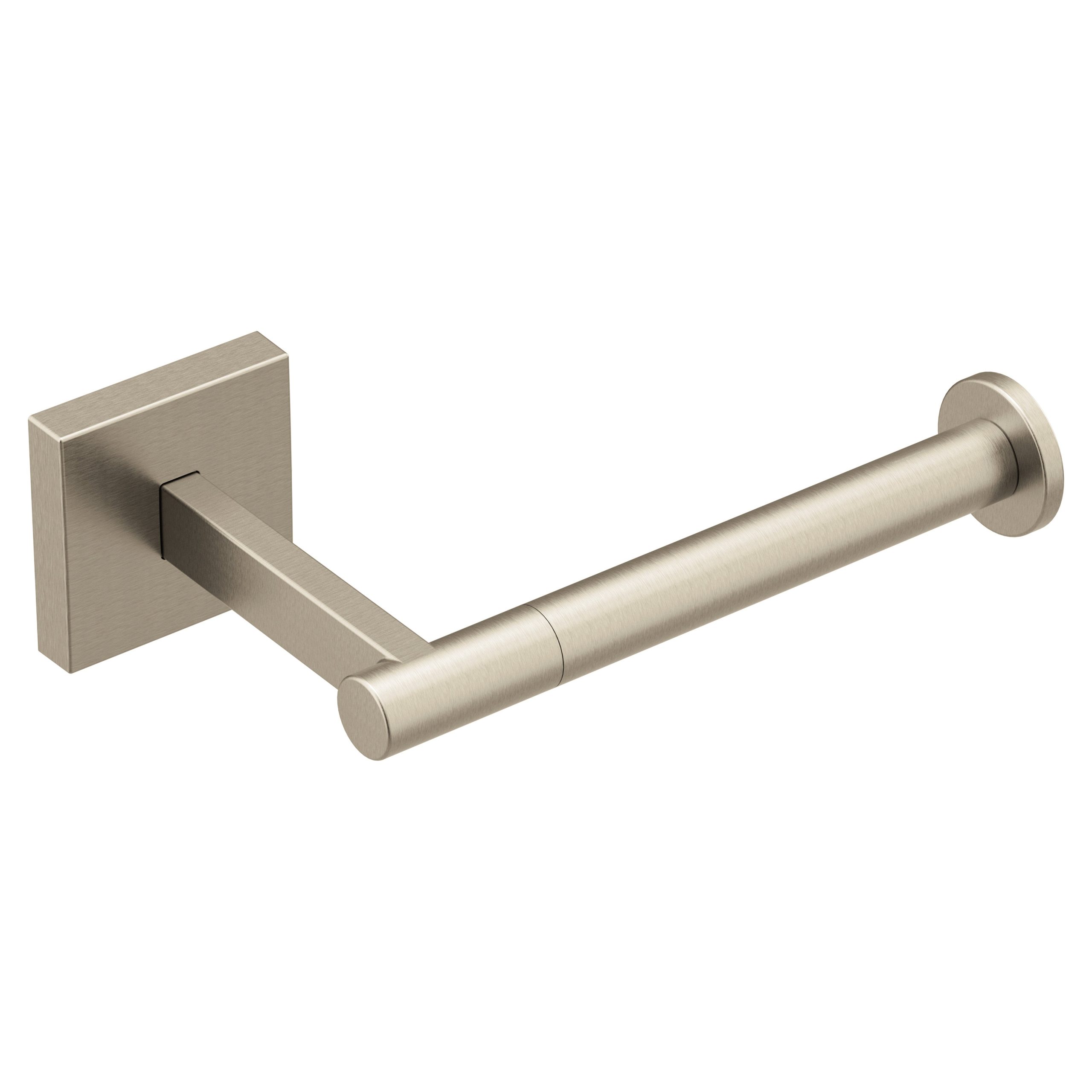 Moen BP1808BN Triva Single Post Paper Holder Brushed Nickel Finish