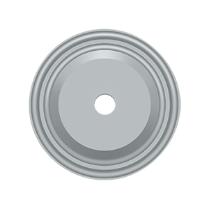 Deltana BPRC150 BASE PLATE FOR KNOBS, 1-1/2" DIAMETER SOLID BRASS