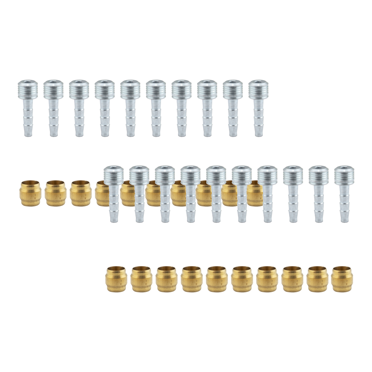 2 Pack Campagnolo Olive and Barb Kit for Hydraulic Brake Lines, Kit of 10 Each