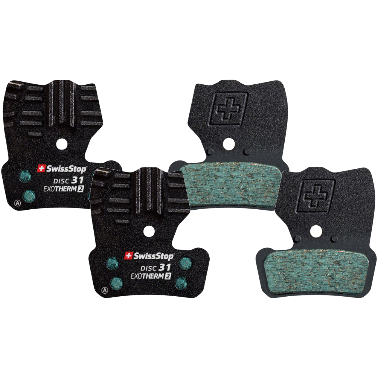 Pack of 2 SwissStop EXOTherm2 Brake Pad Set, Disc 31