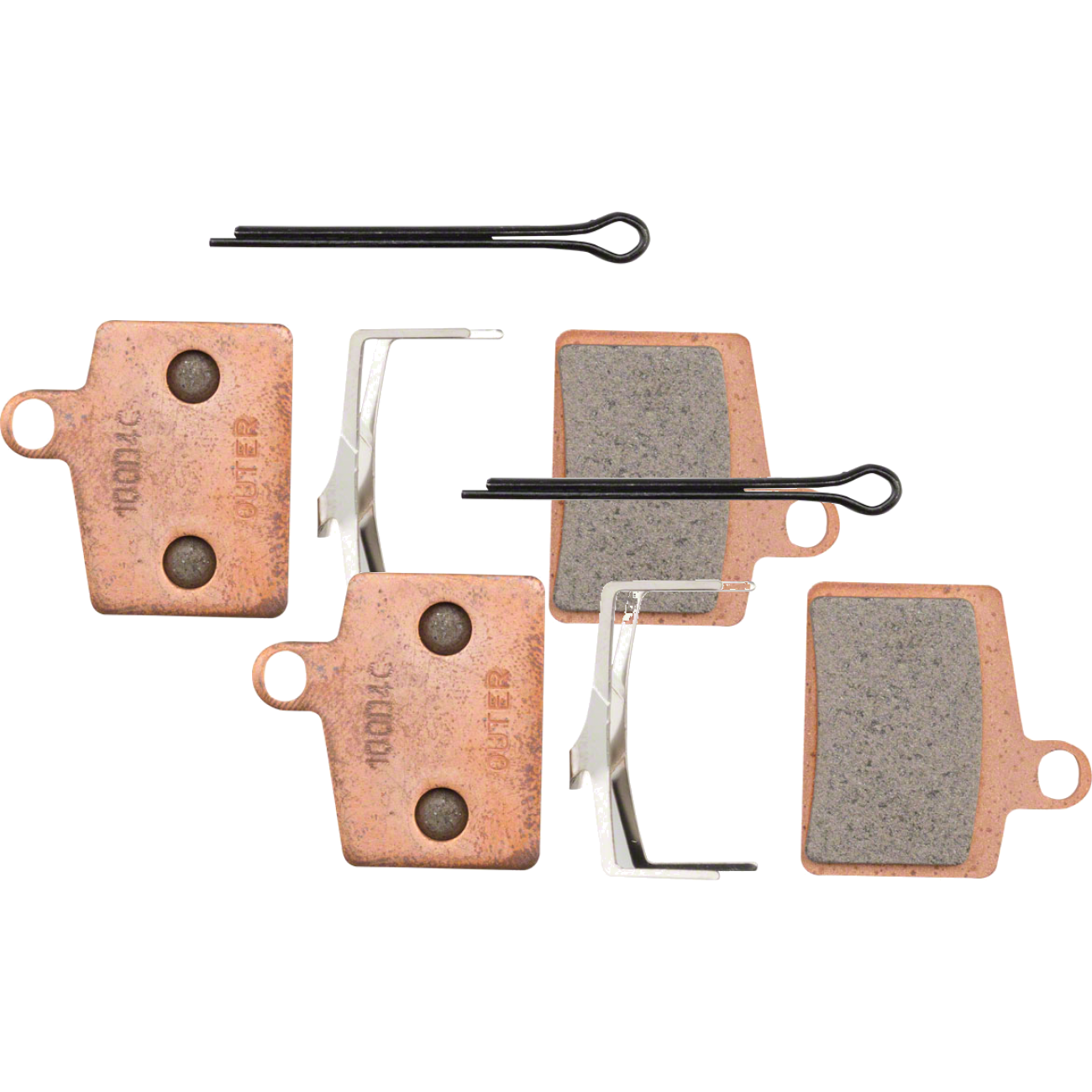 Pack of 2 Hayes Disc Brake Pads Sintered Steel Back - Dyno/Stroker Ryde