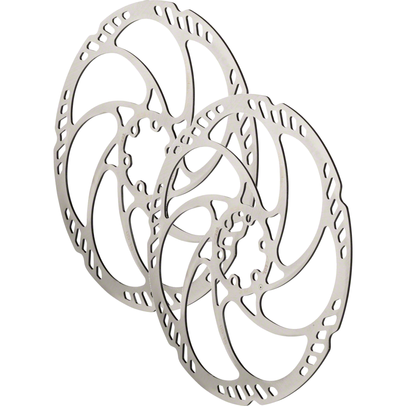 Pack of 2 Magura Storm HC Rotor 203mm 6-Bolt Precisely Machined 2.0mm Thickness