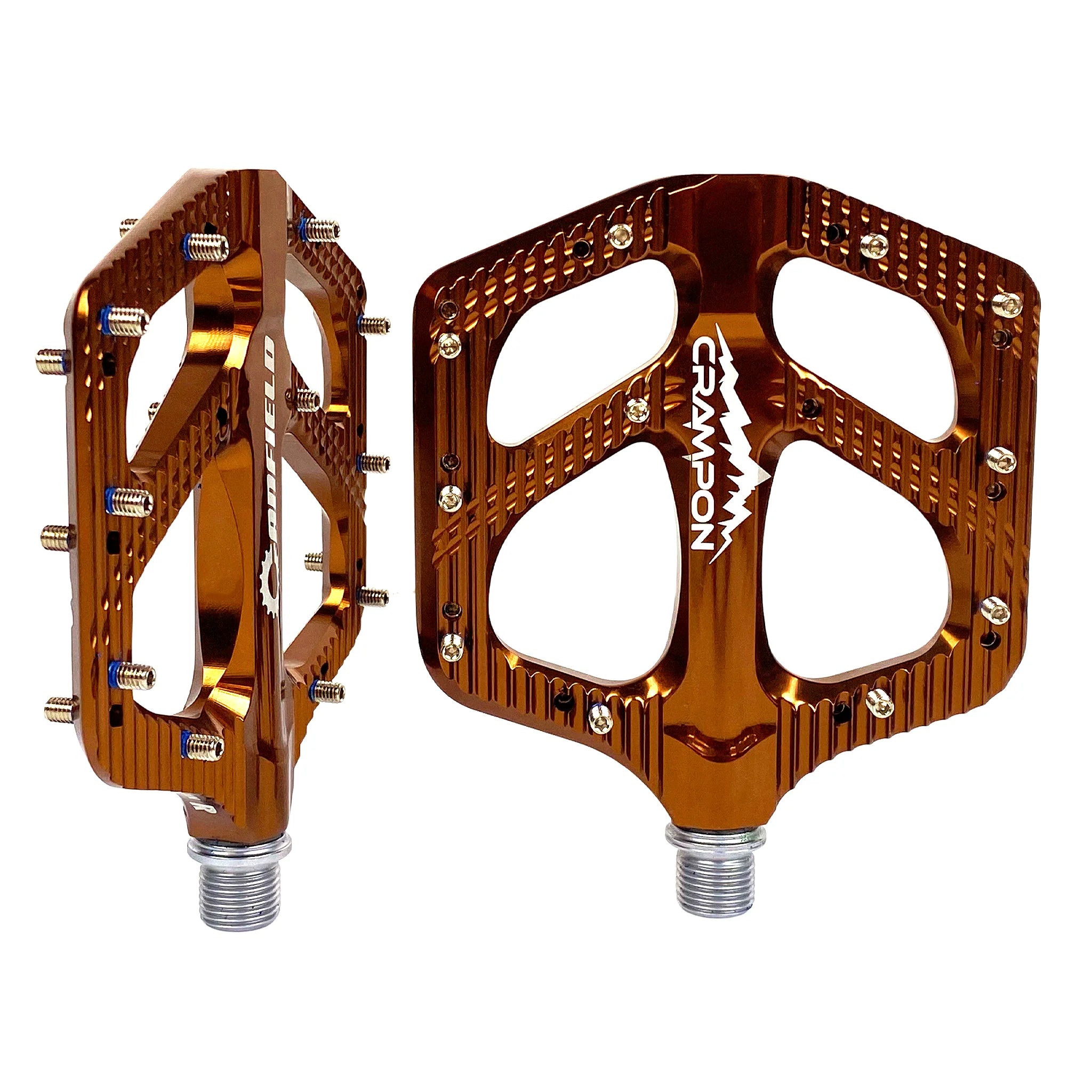 Canfield Crampon Mountain Pedals, Bronze