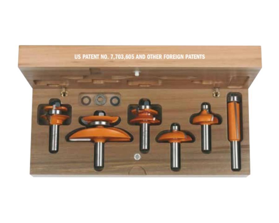 6-piece Cabinetmaking Router Bit Set