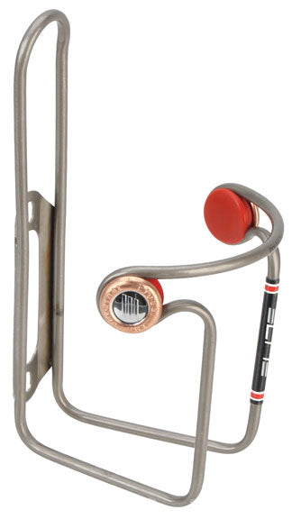 Elite Ciussi Inox Bottle Cage, Stainless Steel