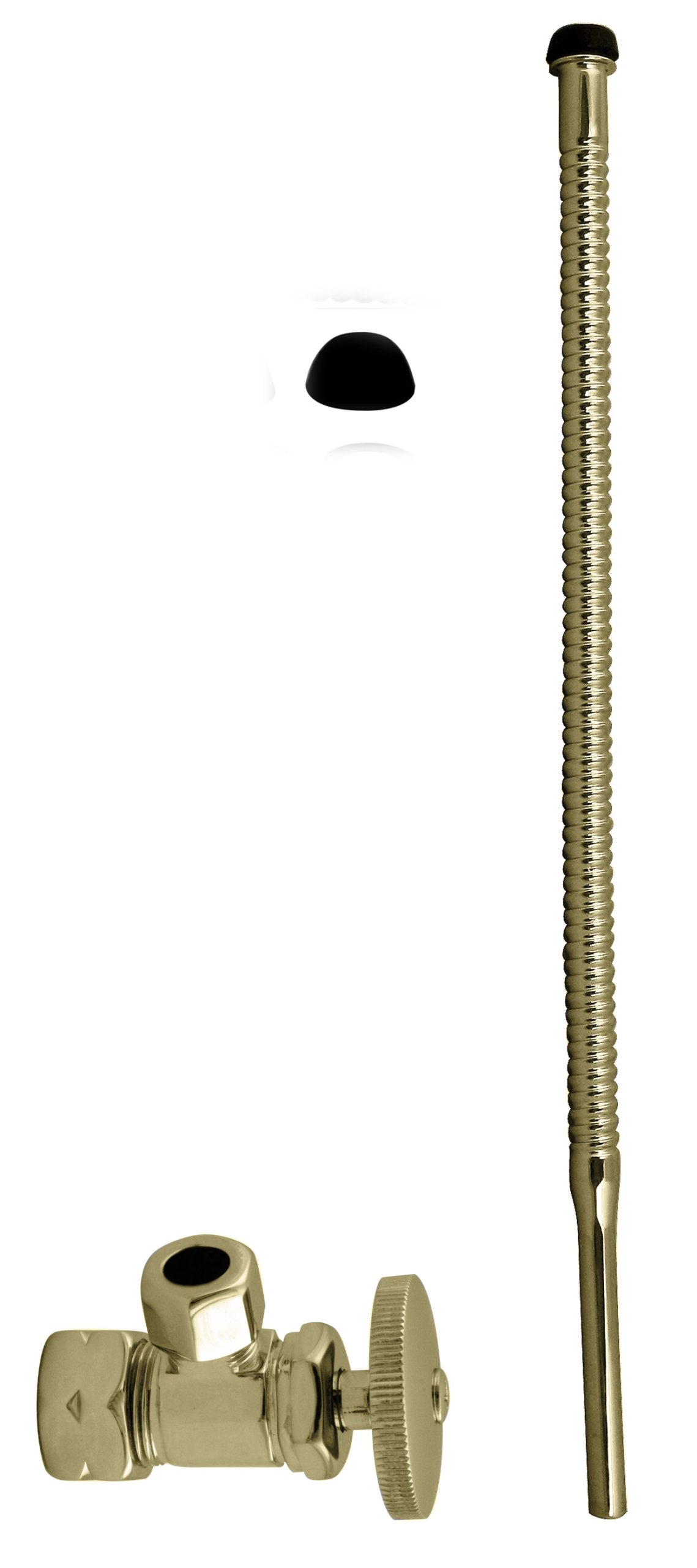 Westbrass D105K15 Supply Kit - 5/8 in. OD x 3/8 in. OD x 15 in. Corrugated