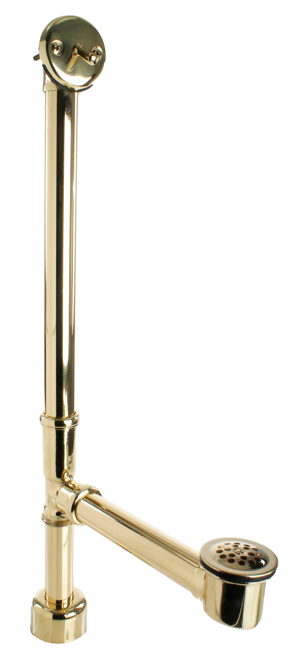 Westbrass D3241K Beehive Grid All Exposed Bath Waste - 22 in. Make-Up