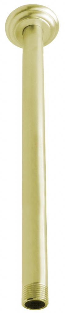 Westbrass D3612A 1/2 in. IPS x 12 in. Ceiling Mounted Shower Arm with Flange