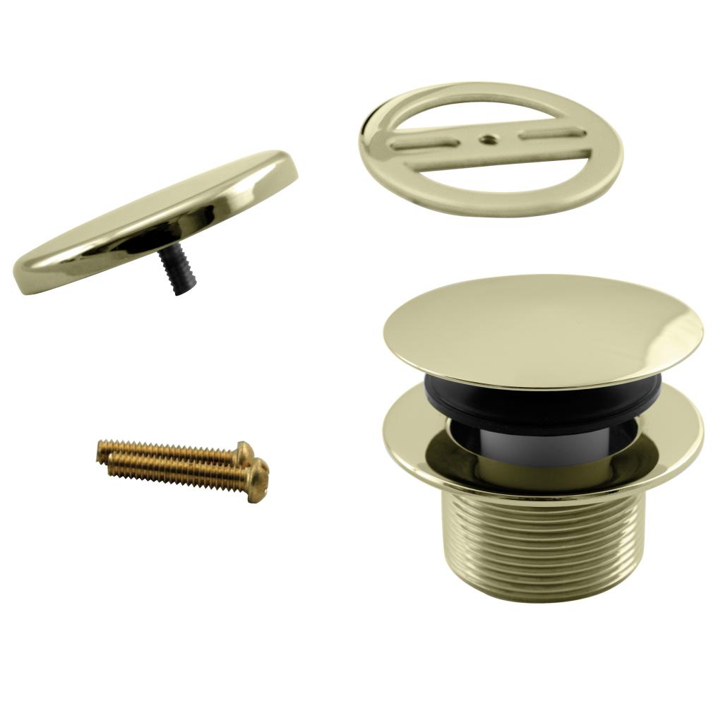 Westbrass D398RK Mushroom Tip Toe Tub Trim Set with Floating Faceplate