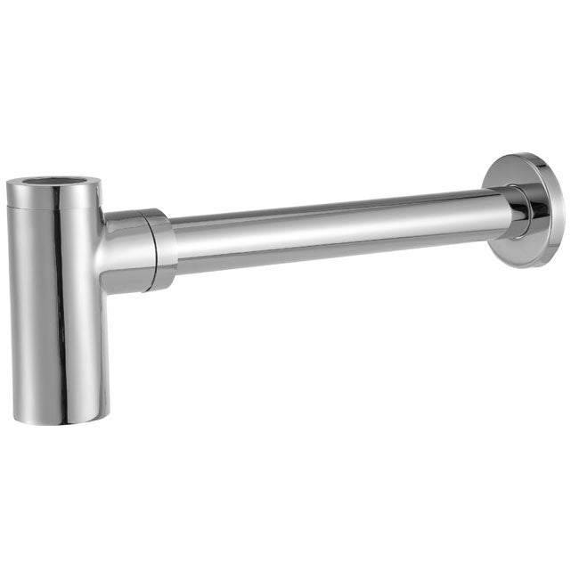 Westbrass D4054R-1 This decorative round 1-1/4 In. x 1-1/4 In. p-trap