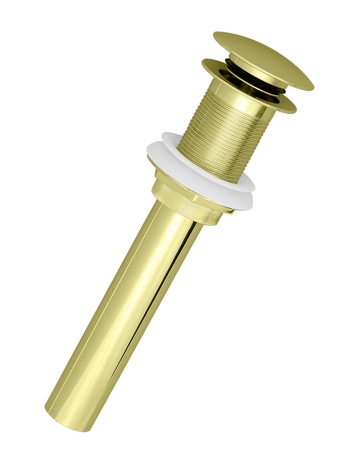 Westbrass D410A-1 Euro Mushroom Lavatory Drain w/o Overflow Holes - Exposed