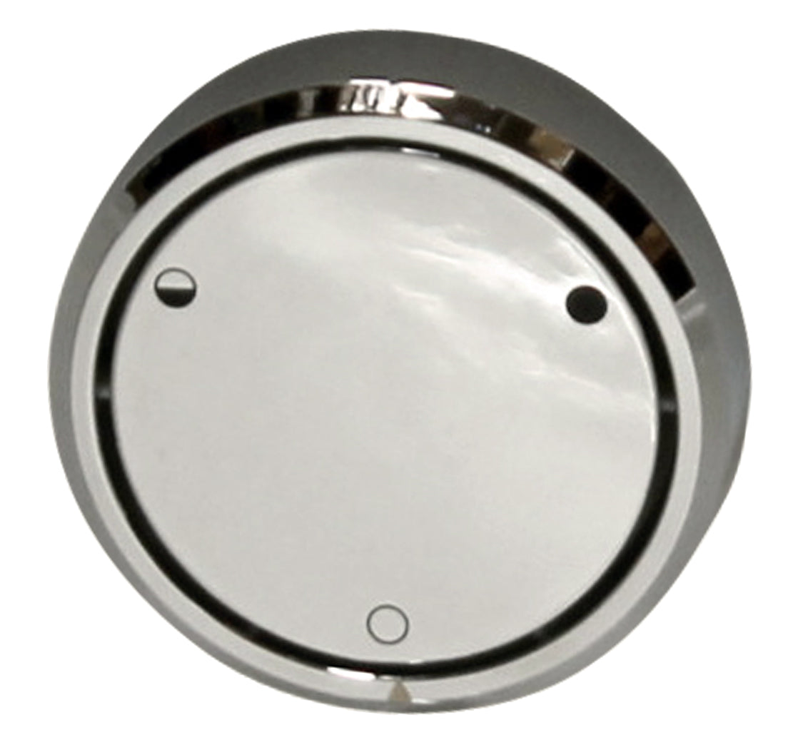 Westbrass D493CHM Round Replacement, Full or Partial Closing Metal Overflow