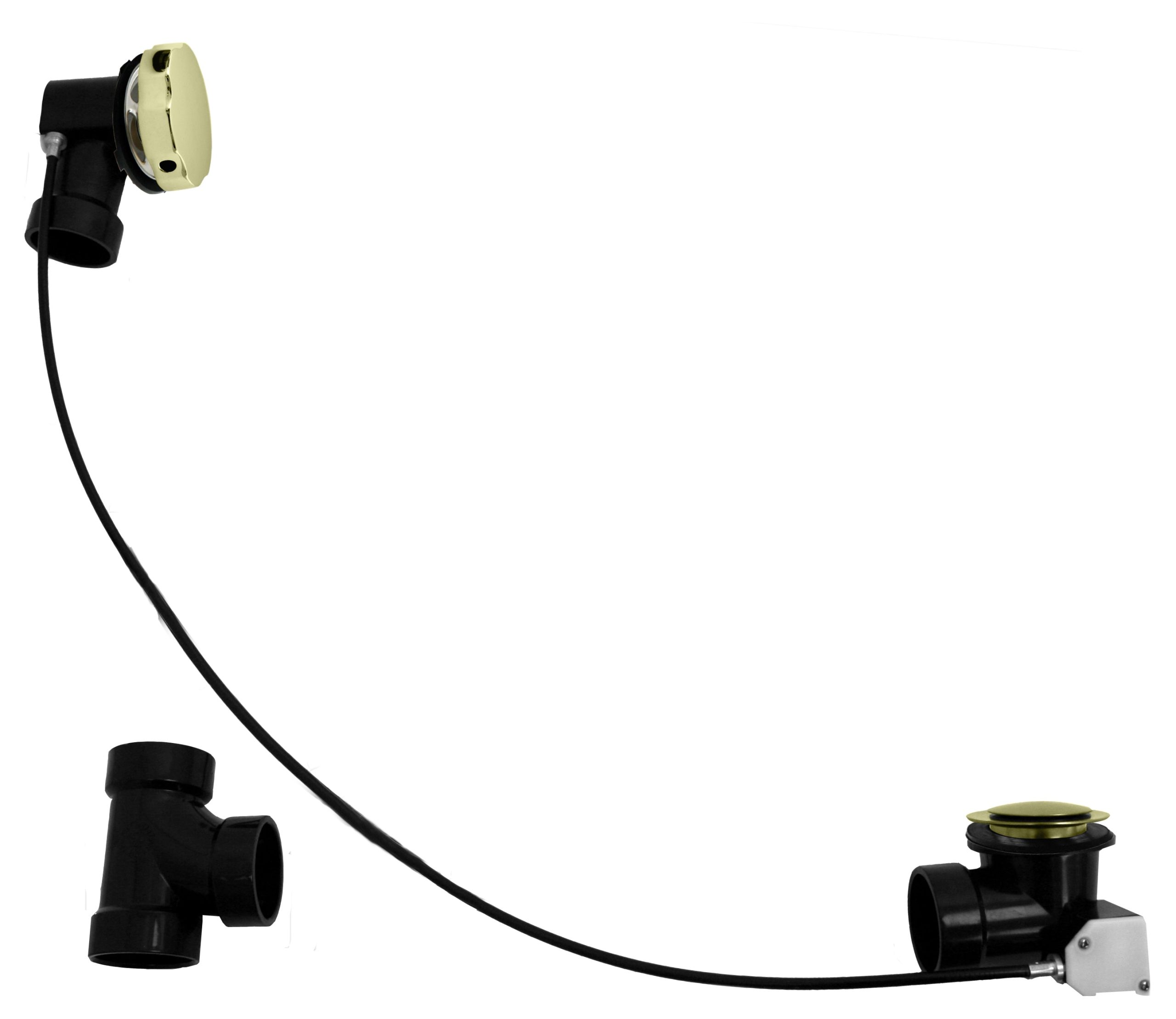 Westbrass D50A35 Sch. 40 ABS 35 in. Cable Drive Bath Waste