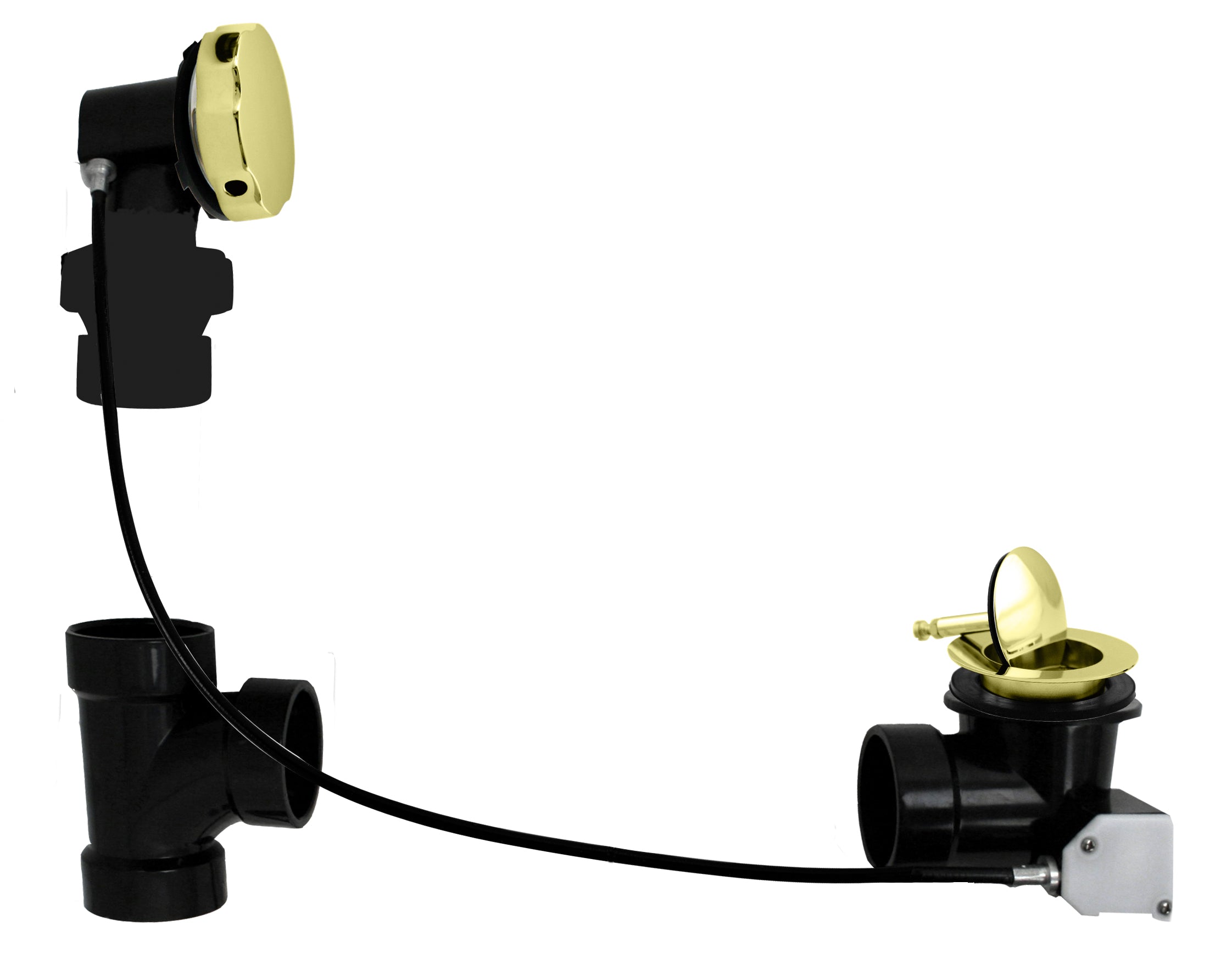 Westbrass D50A45BJ Ball Joint Head ABS 45 Cable Drive BWO