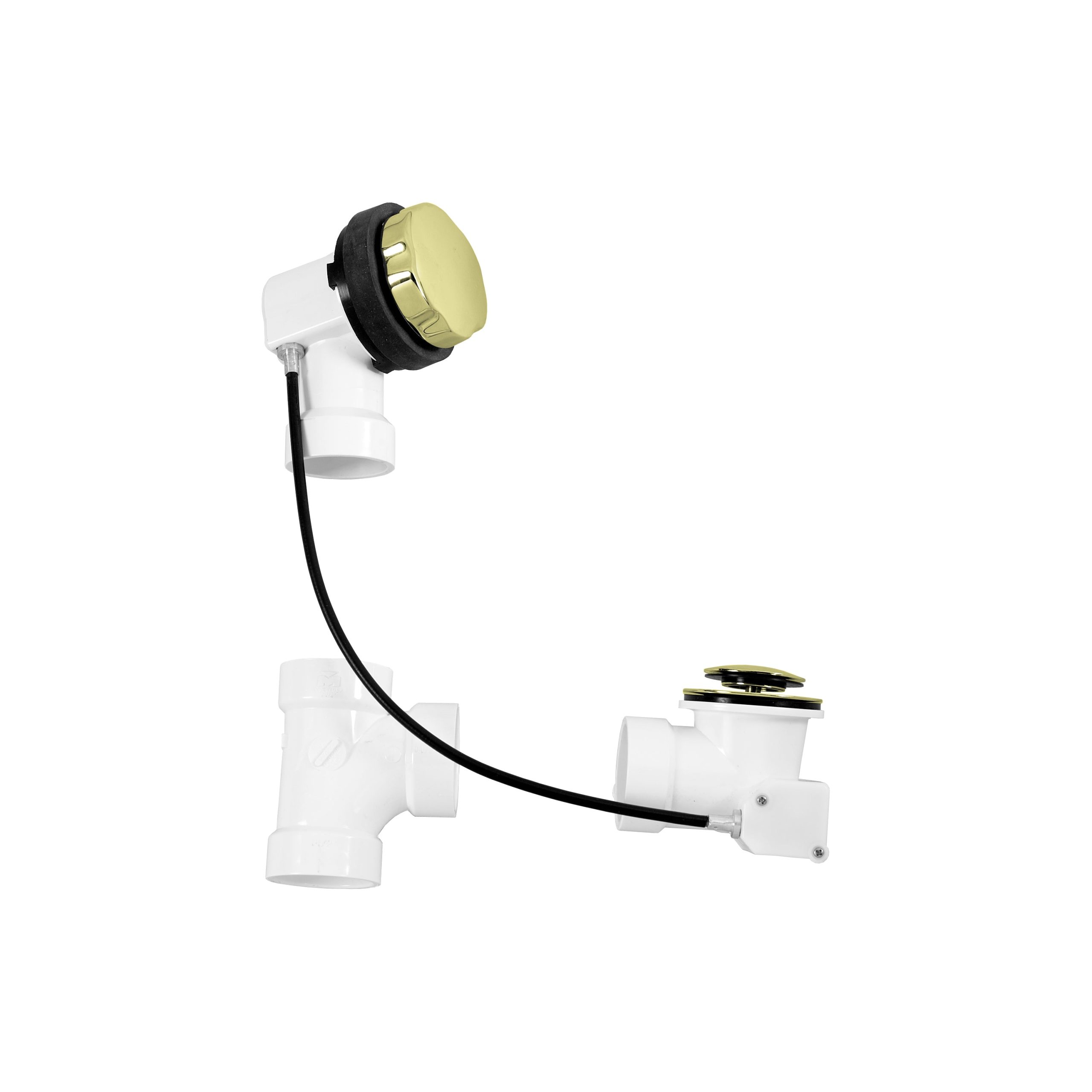 Westbrass D50P27 Sch. 40 PVC 27 in. Cable Drive Bath Waste