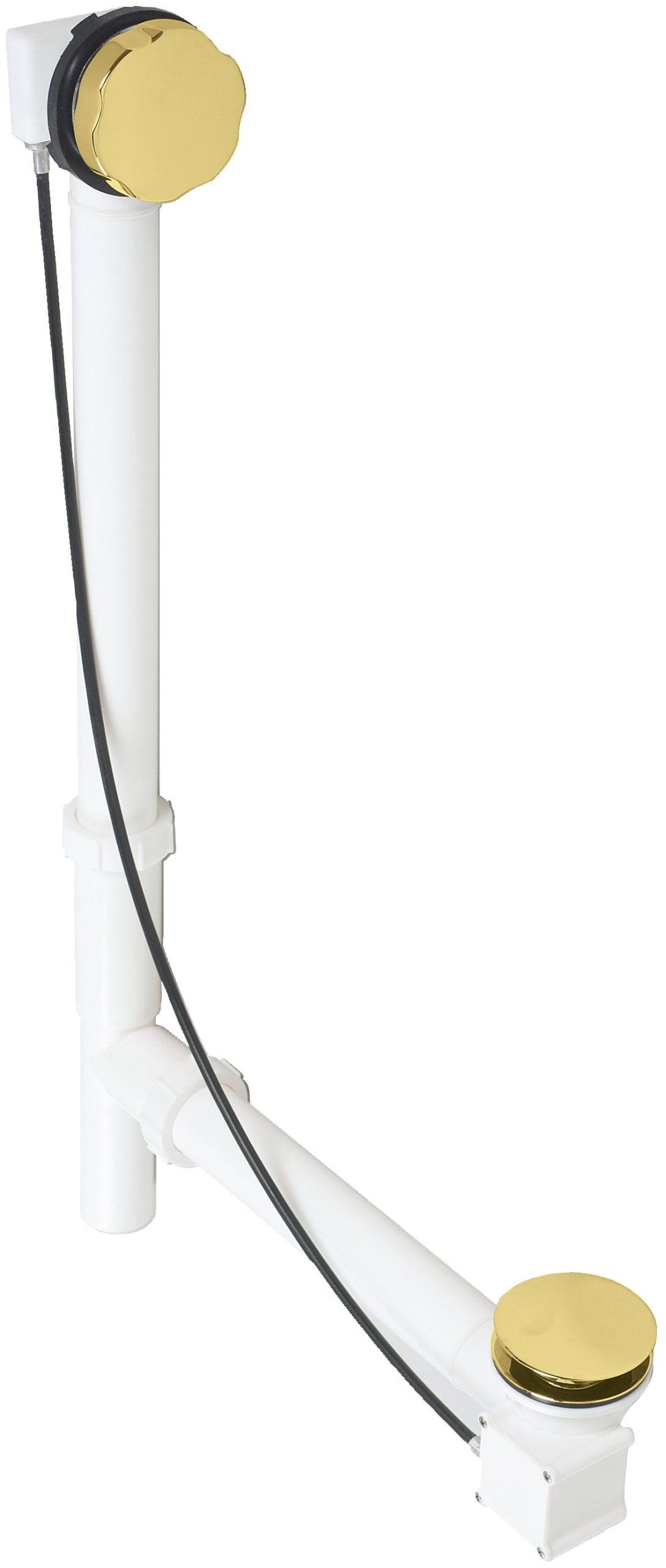 Westbrass D50P27TLE Tubular 27 in. Cable Drive Bath Waste