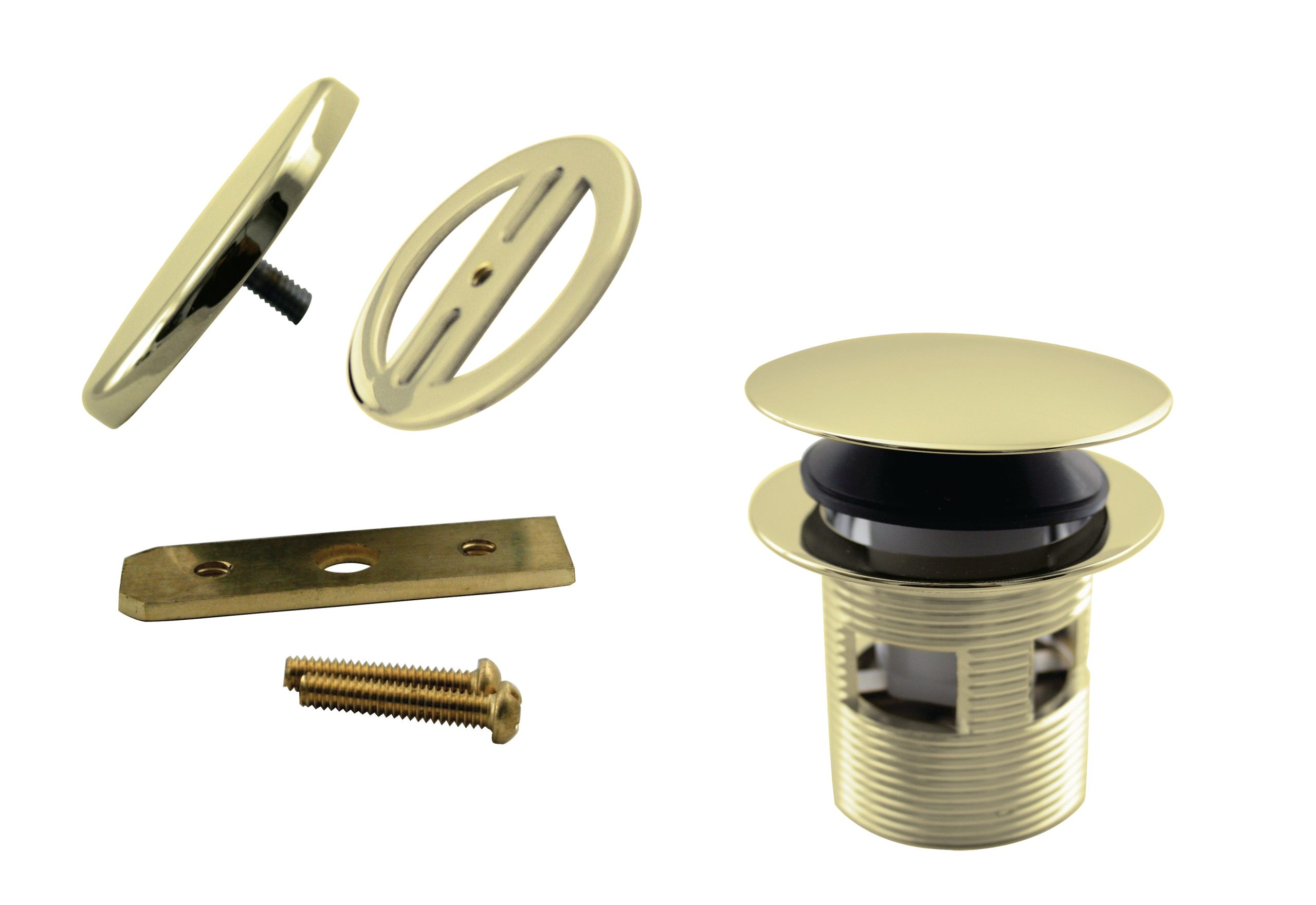 Westbrass D980R Floating No-Hole Overflow Faceplate