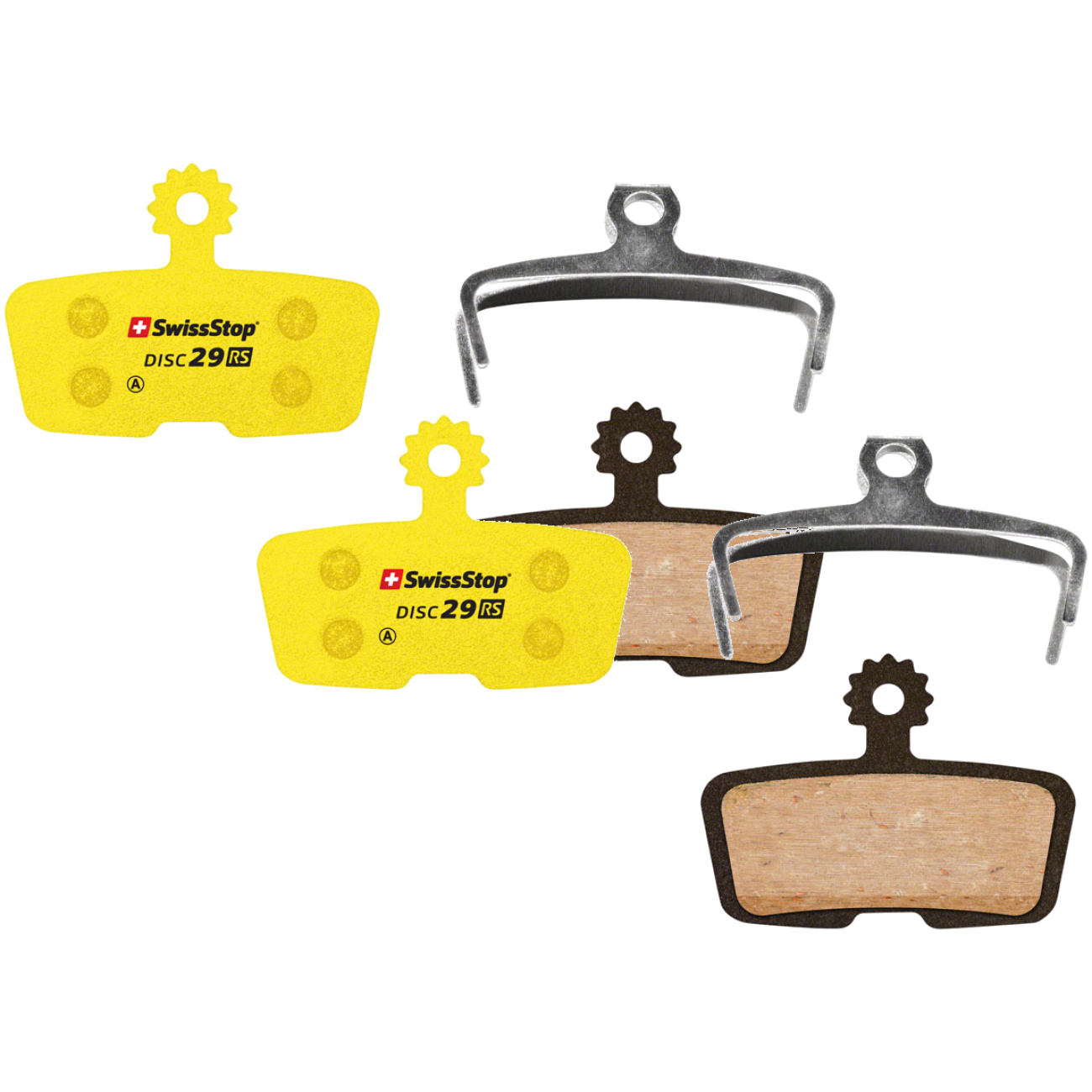 Pack of 2 SwissStop RS 29 Disc Brake Pad - Organic Compound, For Code and Guide