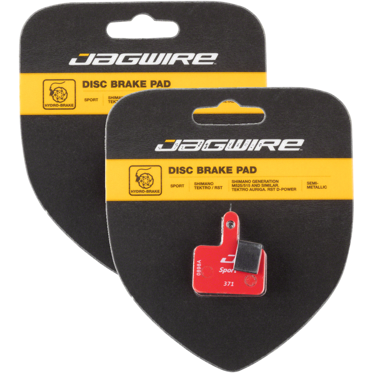 Pack of 2 Jagwire Sport Semi-Metallic Disc Brake Pads | Shimano brakes.