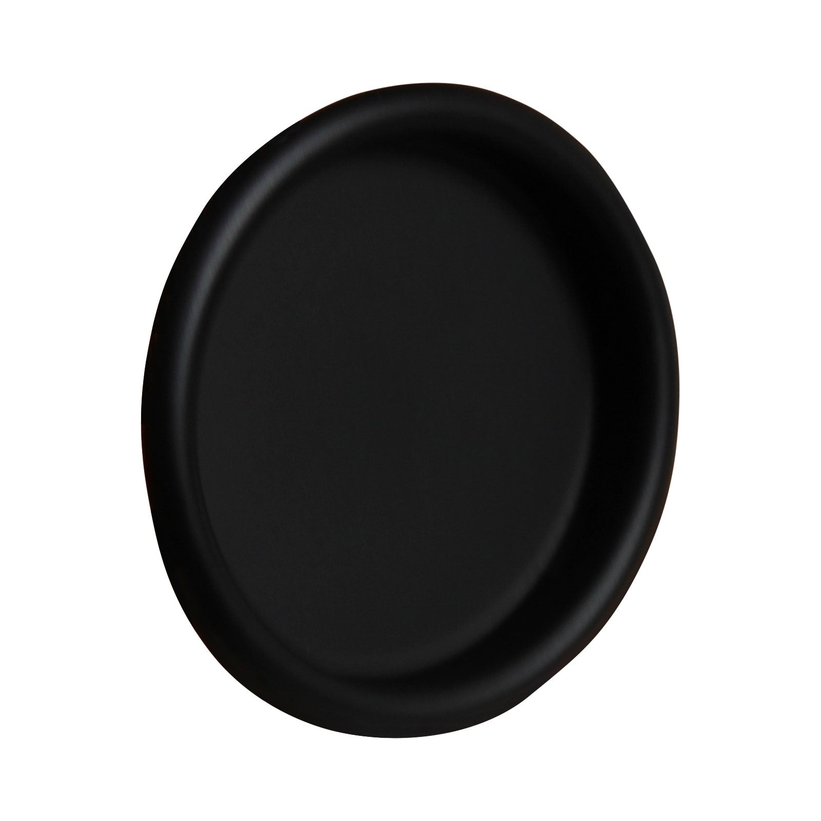 Pamex DD0620BL 2-1/8" Finger Pull with Snap-In Installation Matte Black Finish