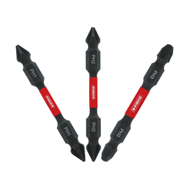 Freud Diablo 2-3/8 in. Double-Ended Phillips Drive Bit Assorted Pack DDEPHV25-S3