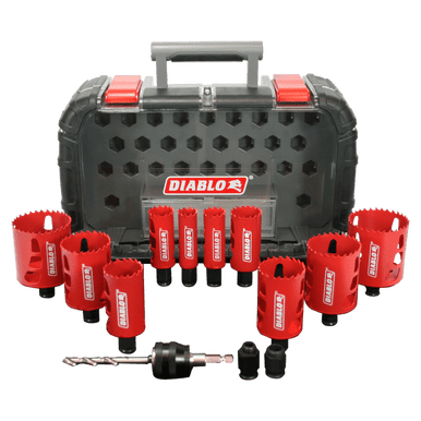 Diablo DHS14SGP 14 pc General Purpose Bi-Metal Hole Saw Set