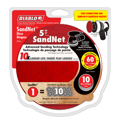 Freud Diablo SandNET DND050XXXX 5" Disc 10 Pack