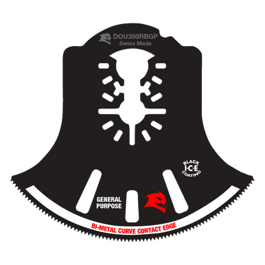Freud Diablo DOU350RBGP 3-1/2 in. Universal Fit Bi-Metal Oscillating Blade for General Purpose Cuts