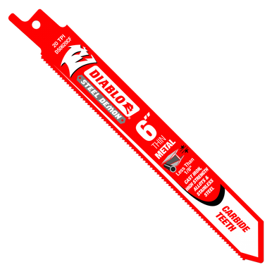 Freud Diablo Bi-Metal Recip Blade for Thin Metal Cutting DSXX20BF