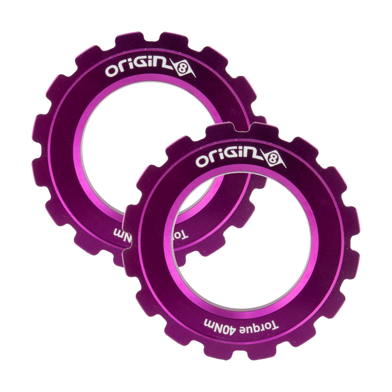 Pack of 2 Origin8 CenterLock Disc Lockring