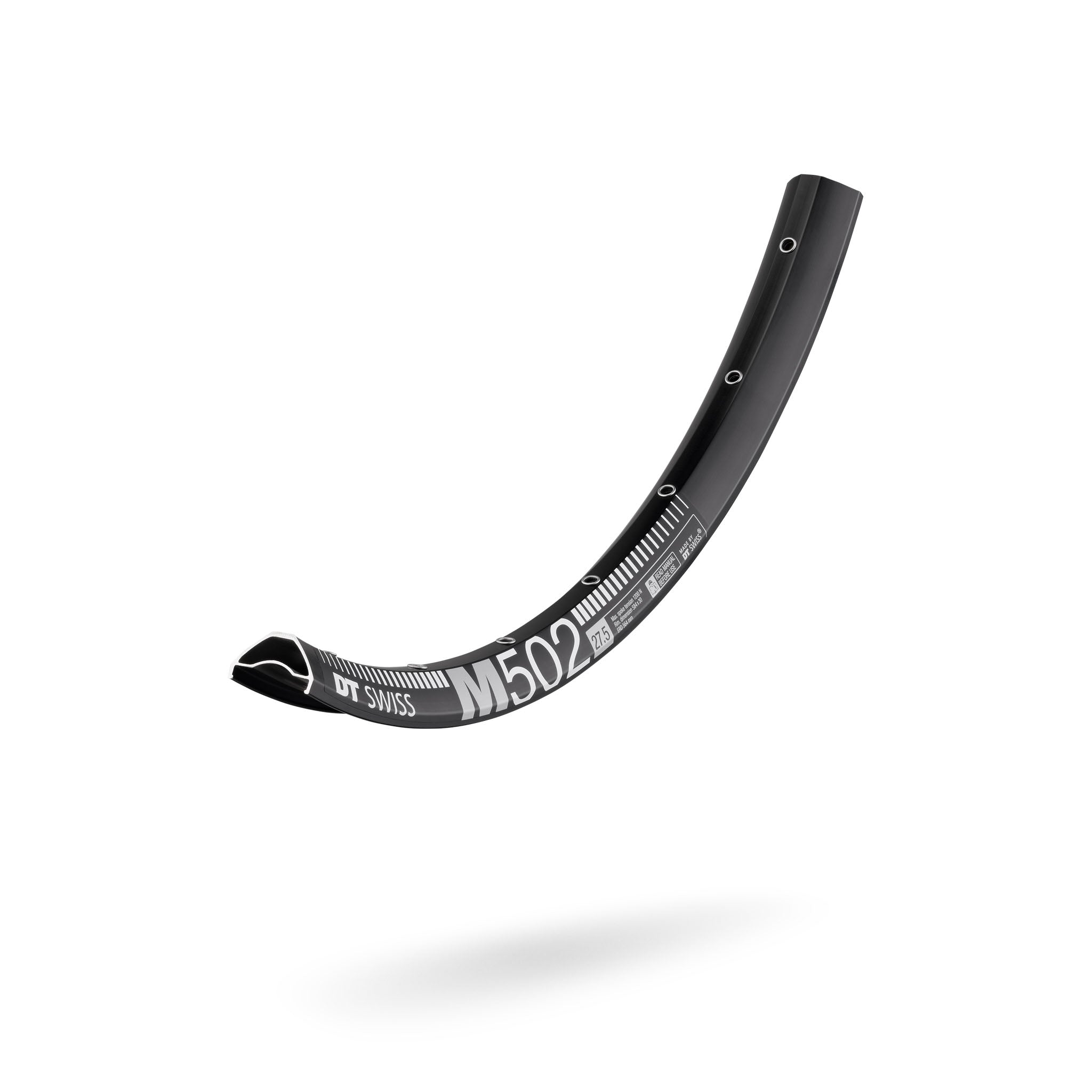 DT Swiss M 502 Tubeless Ready 27.5" Disc Rim, 32h, Black