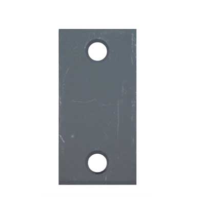 Don Jo EF-161-S Latch Filler Plate - 2-3/4" in. x 1-1/8" in., Primed for Paint