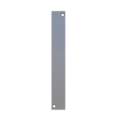 Don Jo EF-634 Flush Bolt Cut Out Filler Plate - 6-3/4" in. x 1" in., Primed for Paint