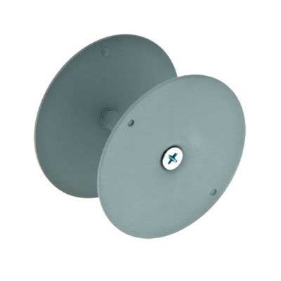 Don Jo BF-161-PC Hole Filler Plate - 2-5/8" in. Diameter, Steel Construction, Covers Up to 2-1/8" in. Hole, Primed for Paint