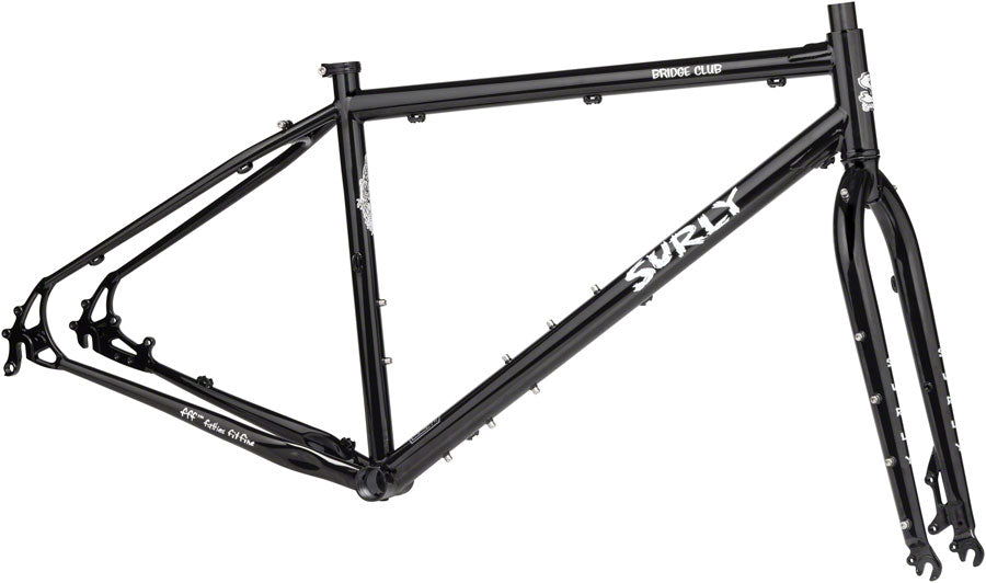 Surly Bridge Club Frameset - 27.5", Steel, Trevor's Closet Black, Large