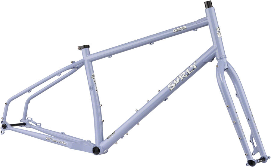 Surly Grappler Frameset - 27.5", Steel, Purple Dust Bunny, Medium