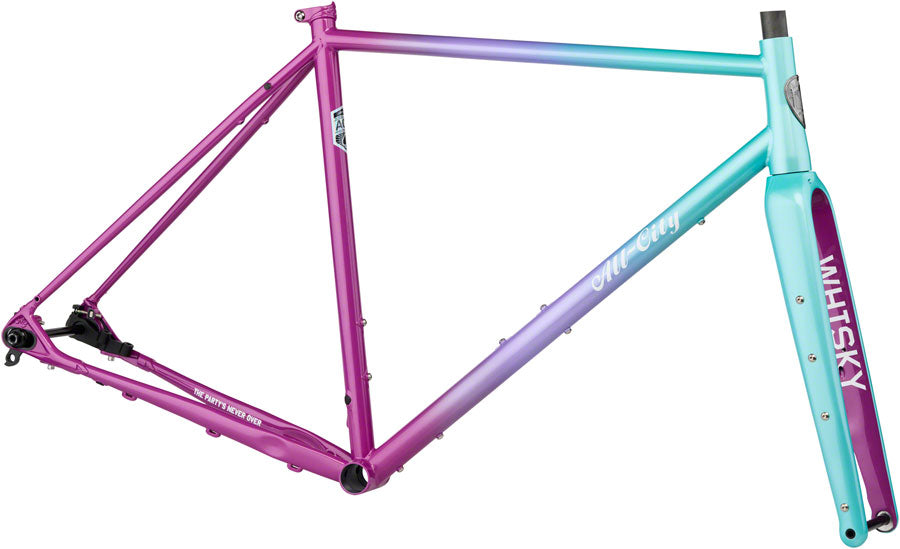 All-City Cosmic Stallion Frameset - 650b/700c , Steel, Mermaid Fade, 61cm