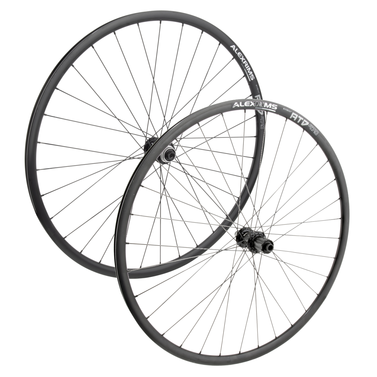 Wheel Master 700C Alloy Gravel Disc, Double Wall, Alex ATD470 CL, Wheelset