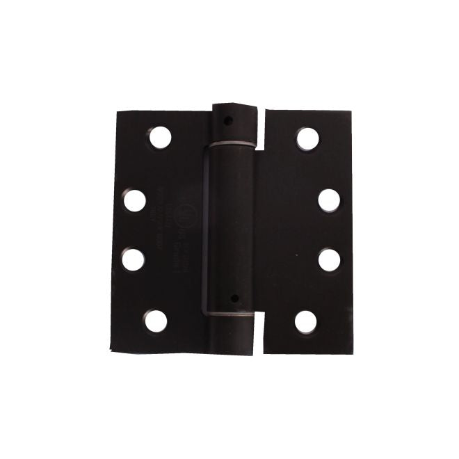 Pamex H44S00OB 4" x 4" Square Corner UL Listed Spring Hinge Oil Rubbed Bronze Finish