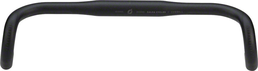 Salsa Cowbell Drop Handlebar 12° flare & drop angles 31.8mm 44cm Black Aluminum