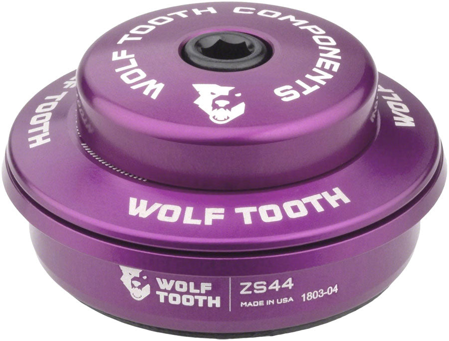 Wolf Tooth Premium Headset - ZS44/28.6 Upper, 6mm Stack, Ultraviolet Purple