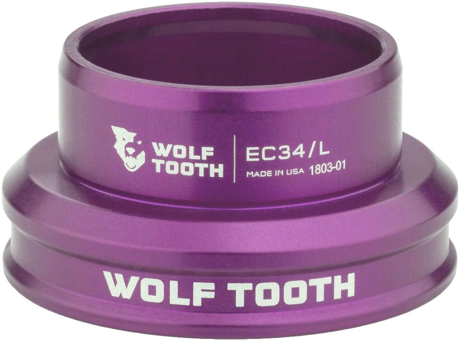 Wolf Tooth Premium Headset - EC34/30 Lower, Ultraviolet Purple