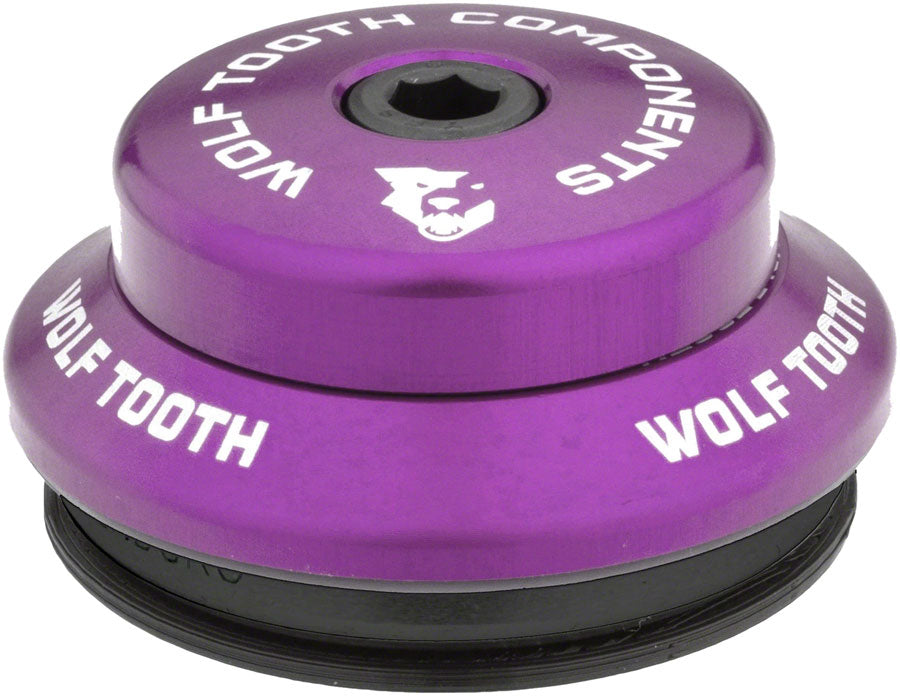 Wolf Tooth Performance Headset - IS41/28.6 Upper, 7mm Stack, Ultraviolet Purple