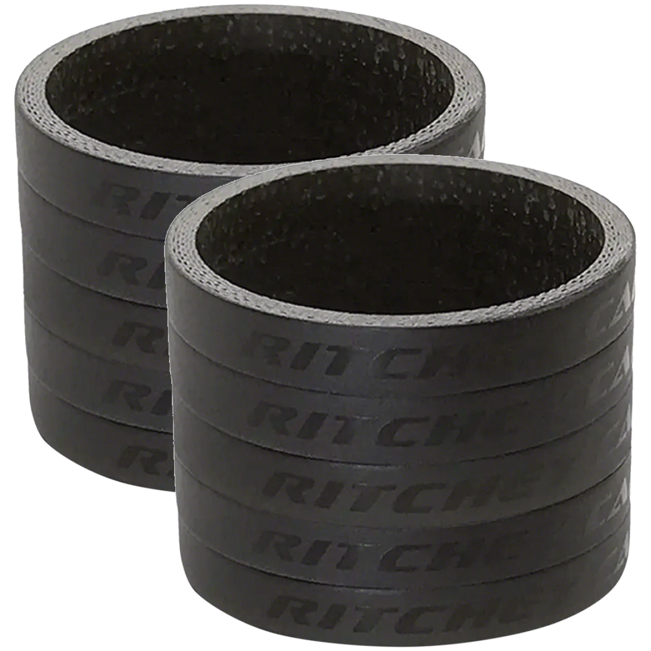 Pack of 2 Ritchey WCS Carbon Headset Spacers 1-1/8" 5mm Black 5 Pack 33mm
